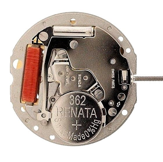 Watch Movement Ronda 774 DT 6  2 Hands Swiss Parts Height 3.7mm