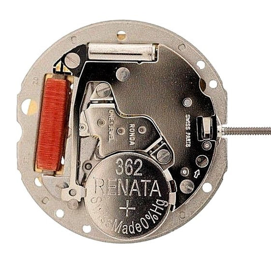 Watch Movement Ronda 774 DT 6  2 Hands Swiss Parts Height 3.7mm