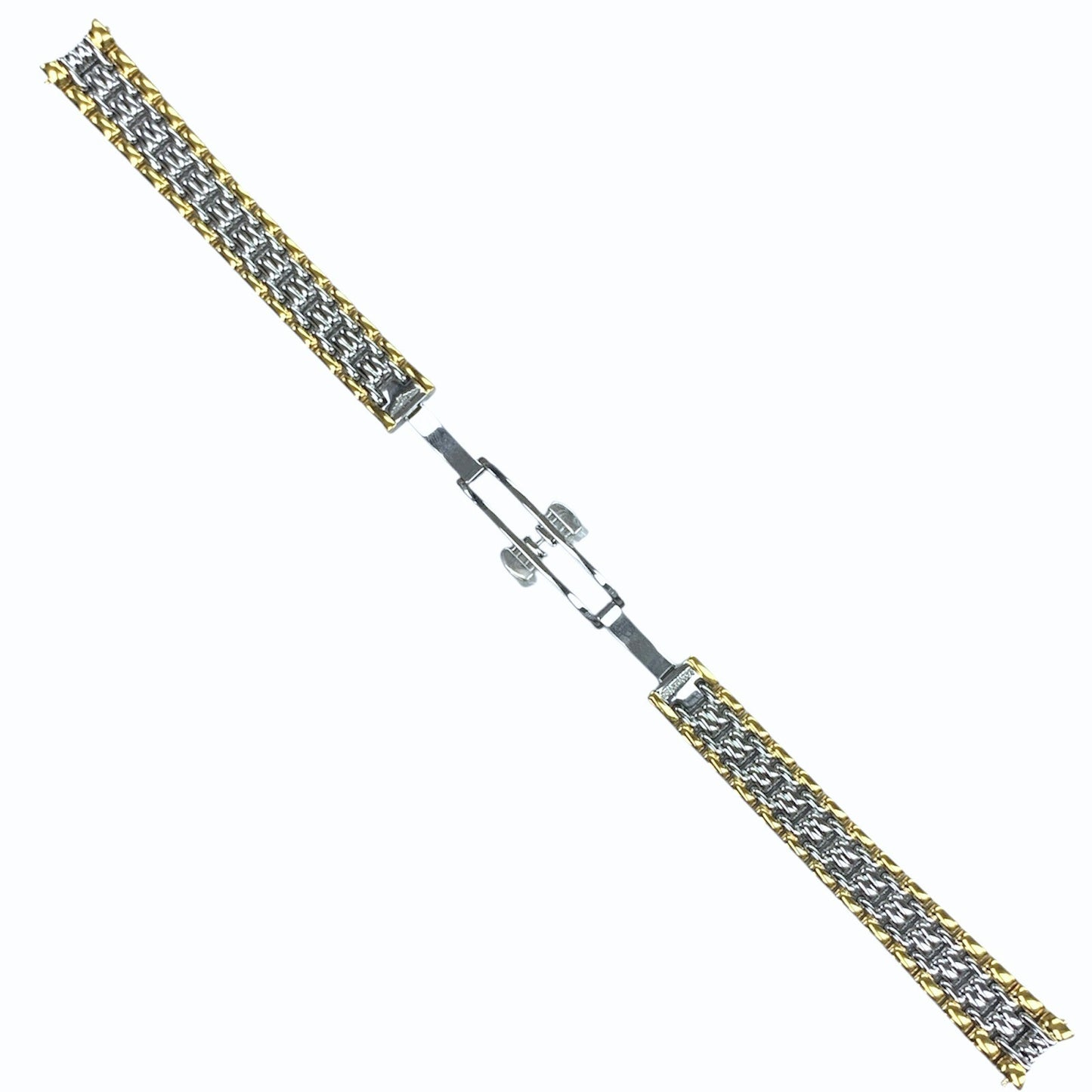 Two-Tone (Gold & Silver) Watch Band - 19mm - Compatible with TISSOT L264 RTO-UA