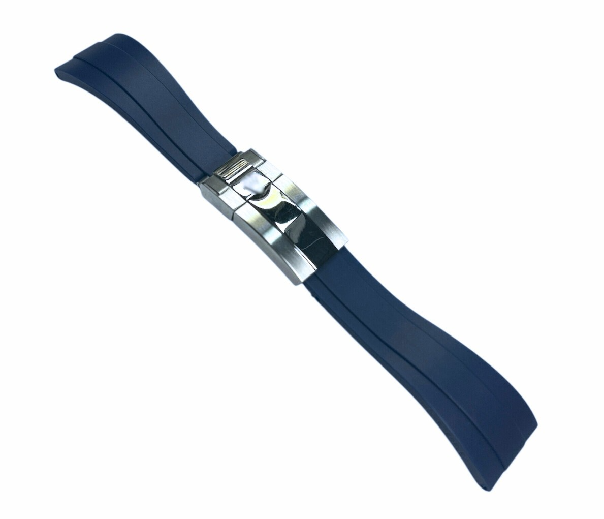 ROLEX Blue OYSTERFLEX Watch Band 22MM Fit SUBMARINER, Rolex Deepsea & others