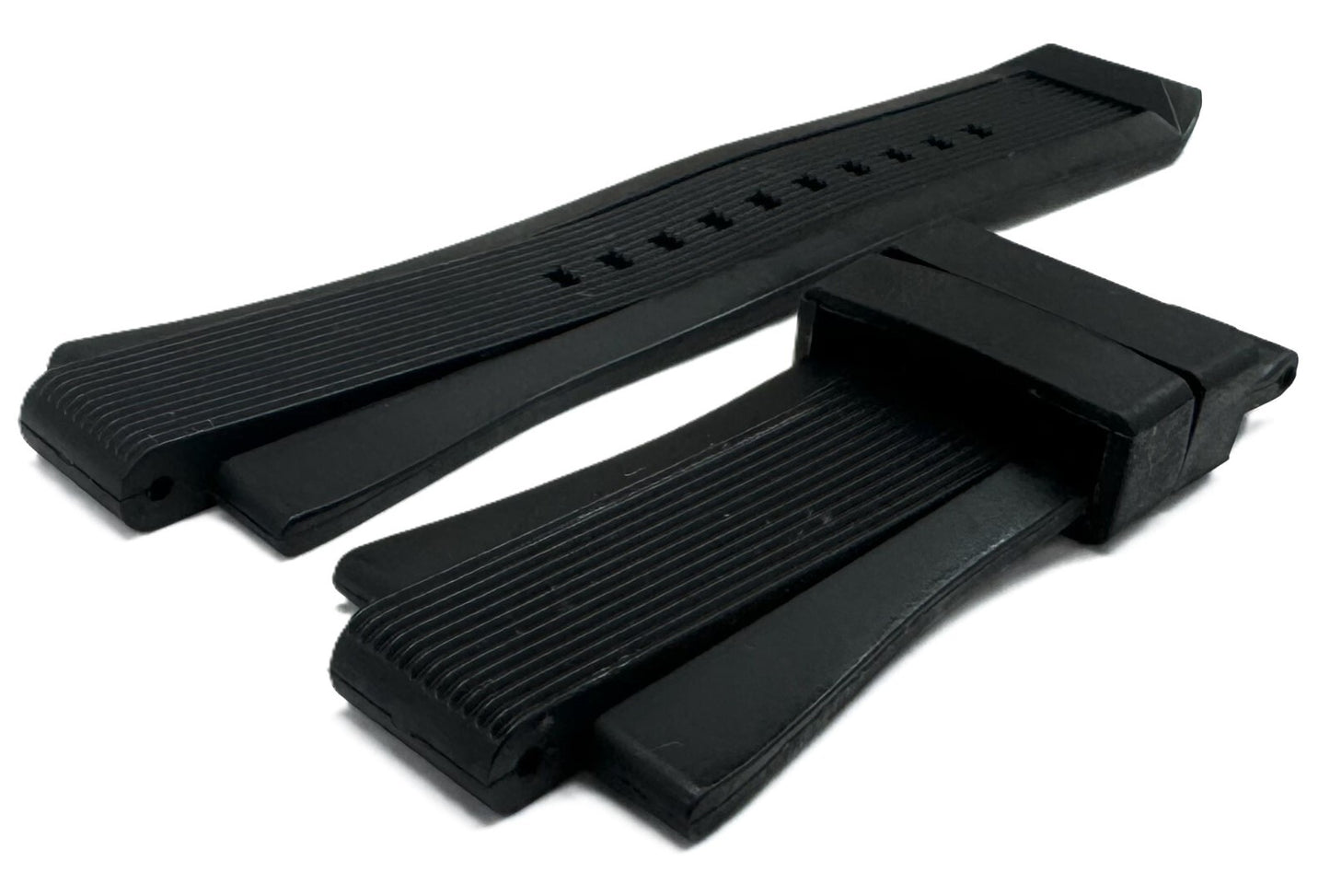 13mm Classic Black Rubber Replacement Watch Band for Michael Kors, Dylan Watches