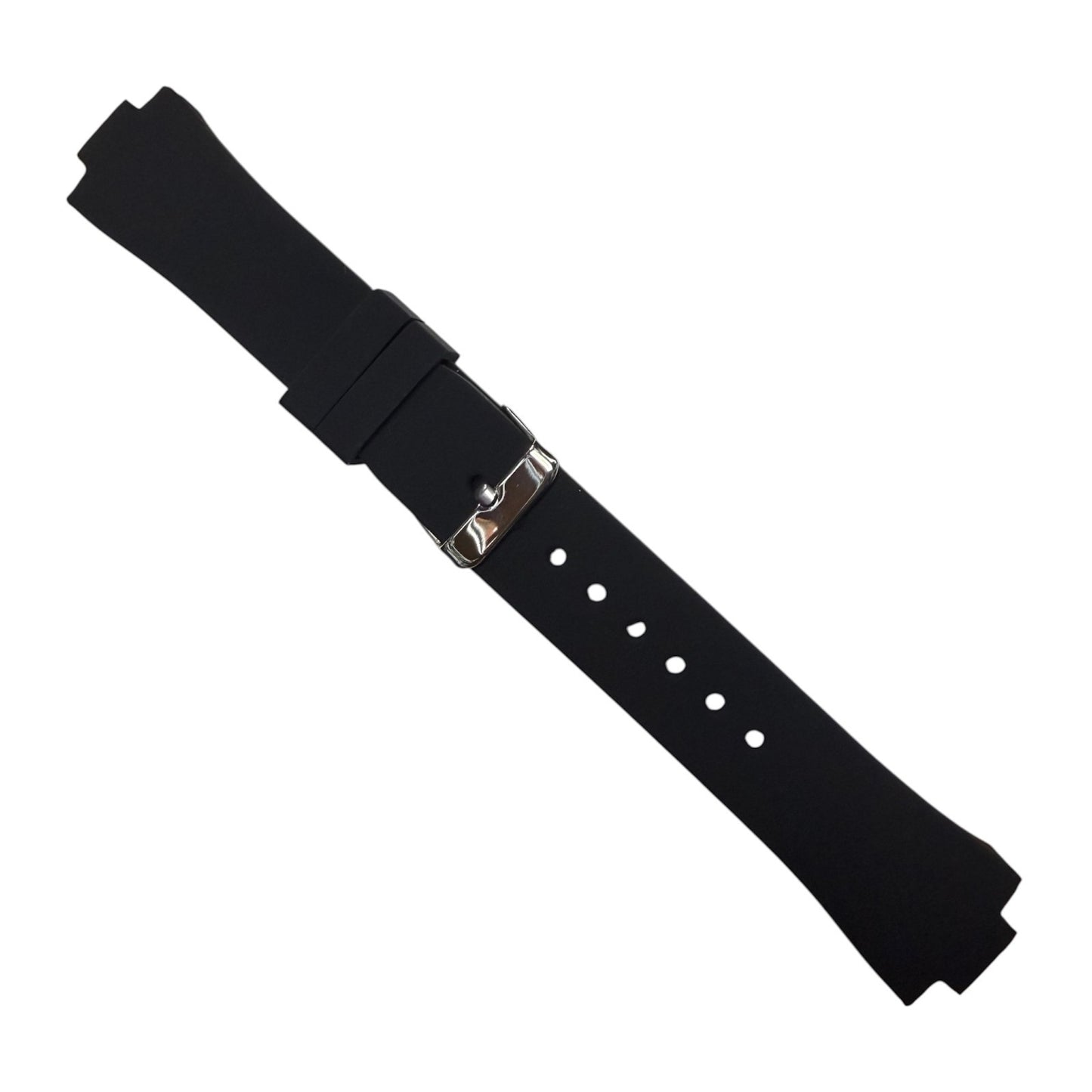 Premium Rubber/Silicone Outcut Watch Band Strap for Baume & Mercier 24mm