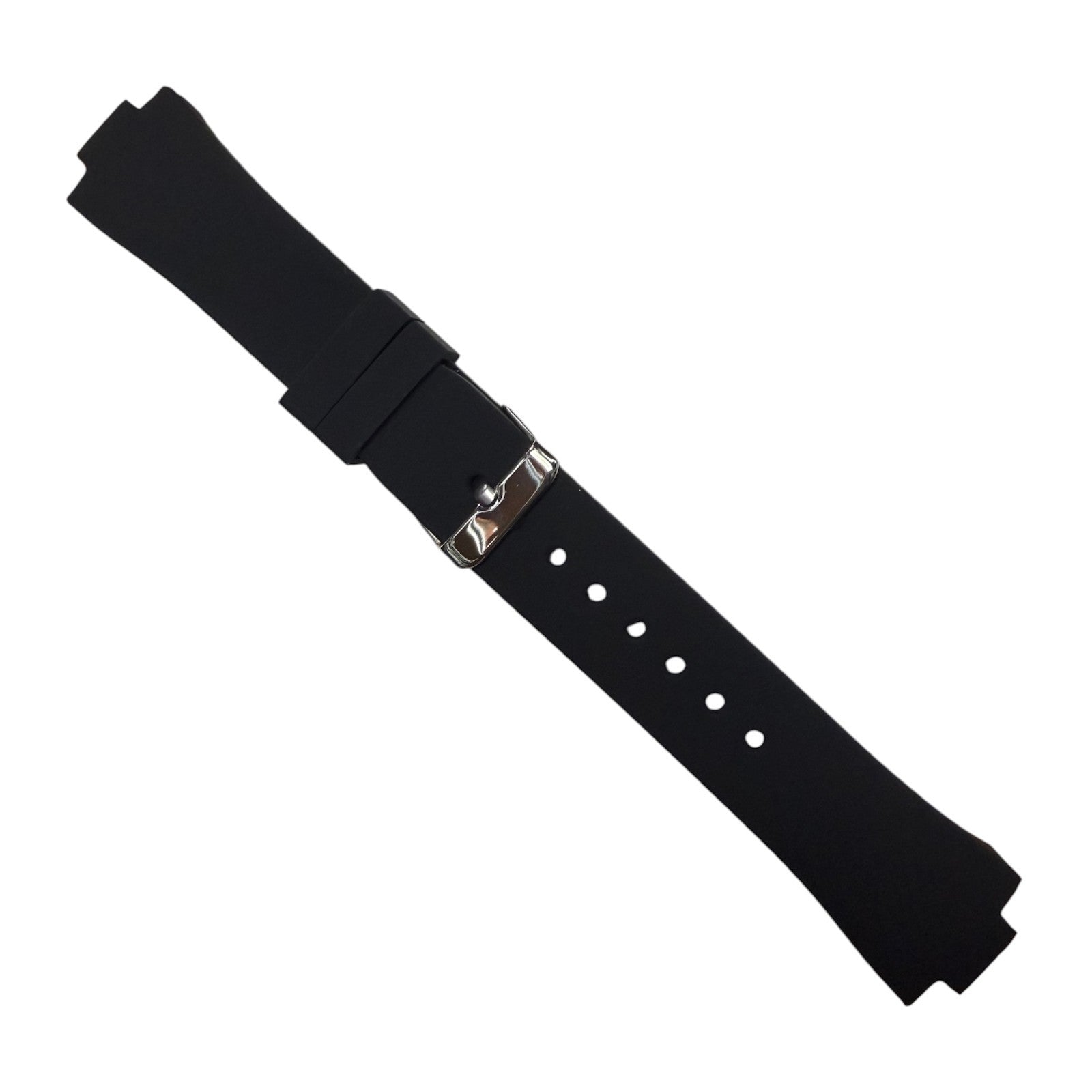 Premium Rubber/Silicone Outcut Watch Band Strap for Baume & Mercier 24mm