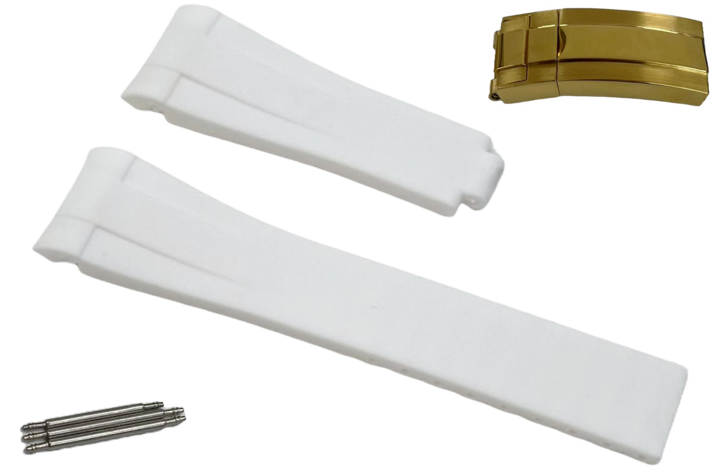 ROLEX WHITE Watch Band 20MM Fits DateJust SUBMARINER GMT DAYTONA EXPLORER