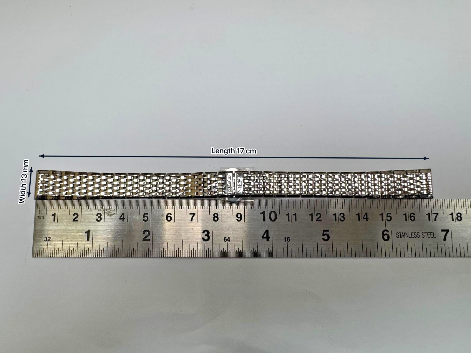 13MM HIGH-QUALITY STAINLESS-STEEL WATCH BAND BRACELET COMPATIBLE WITH LONGINES