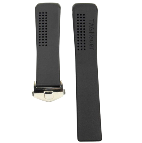 Tag Heuer Replacement Watch Band 22mm RUBBER STRAP WITH BUCKLE