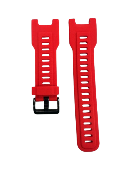 26mm Red Watch Strap Band w/ Buckle & Tools