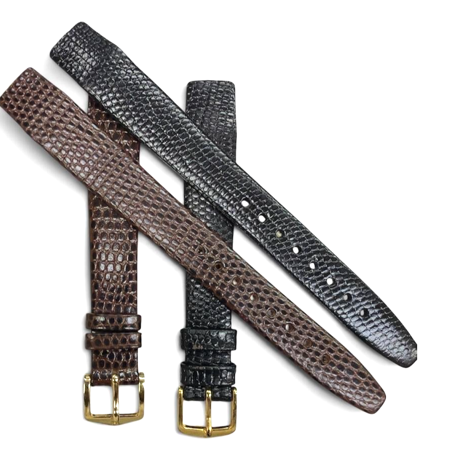 14mm Genuine Lizard Watch Band-Open End- MT14