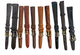 LOT OF 10 WATCH BANDS MIX SIZE STYLE AND COLORS 10/11/12/13MM