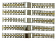 5-Bands Lot, 16MM Special Designed 2-tone Metal Band with Regular Clasp