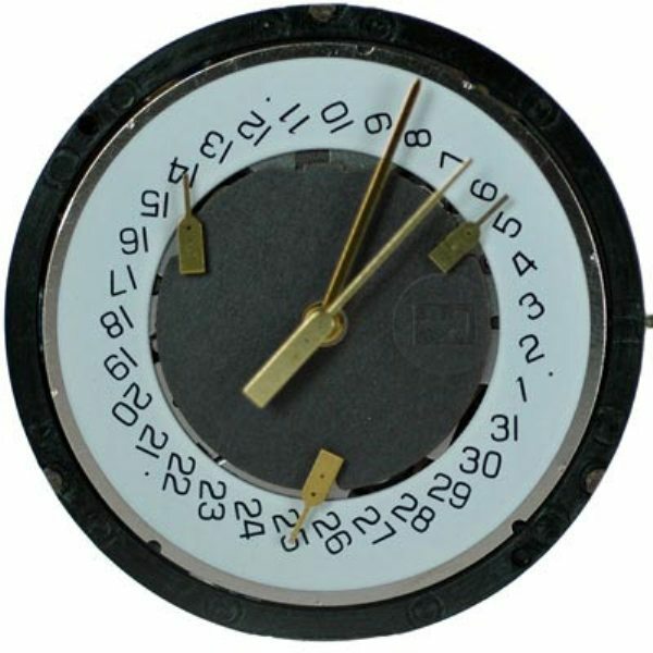 ETA Quartz Chrono Watch Movement G10.711/712 DT At 4:00  Inside Height 7.9mm