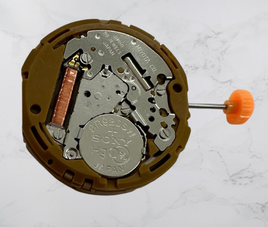 Miyota GP00 Quartz Watch Movement – 3-Hand with Big Date & Retrograde Dual Time