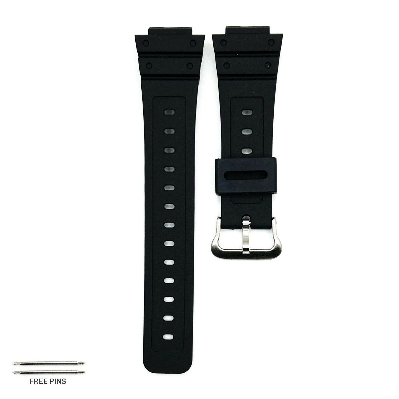 WATCH BAND PU PLASTIC  16MM FIT G-SHOCK DW6900FS,DW6800,DW6500, G100, DW6900FS