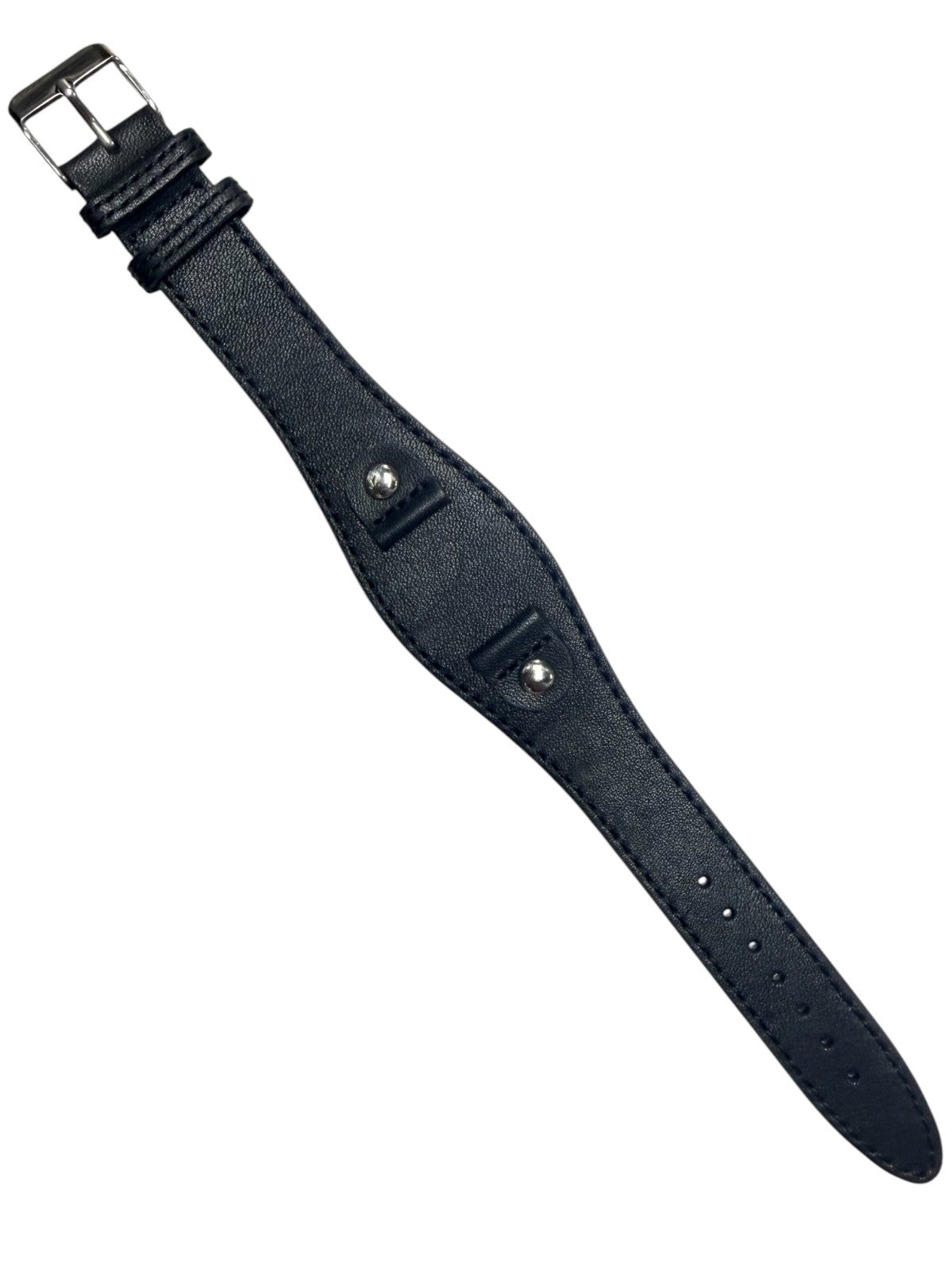 18mm Genuine Leather Watch Band Compatible with Fossil & Guess Watches