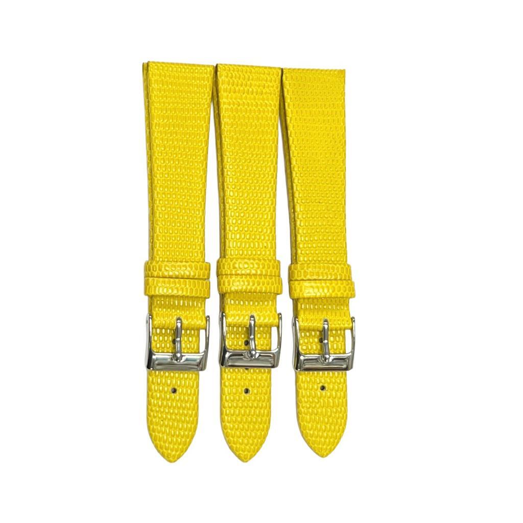 Best Quality Watch Bands Genuine Leather Lizard Grain Flat 12- 24mm