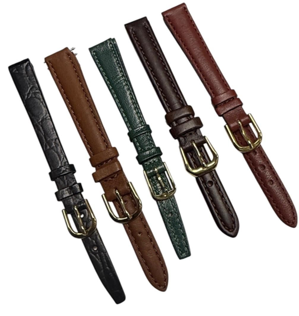 LOT OF 10 WATCH BANDS MIX SIZE STYLE AND COLORS 10/11/12/13MM (3)
