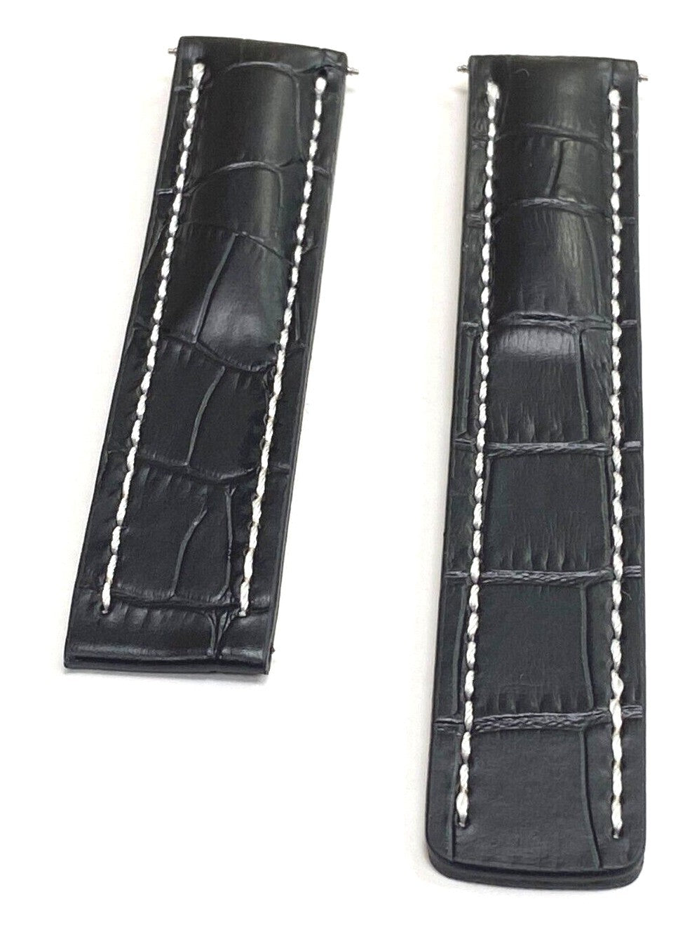 Genuine Leather Watch Band Without Deployment Clasp for Breitling Avenger