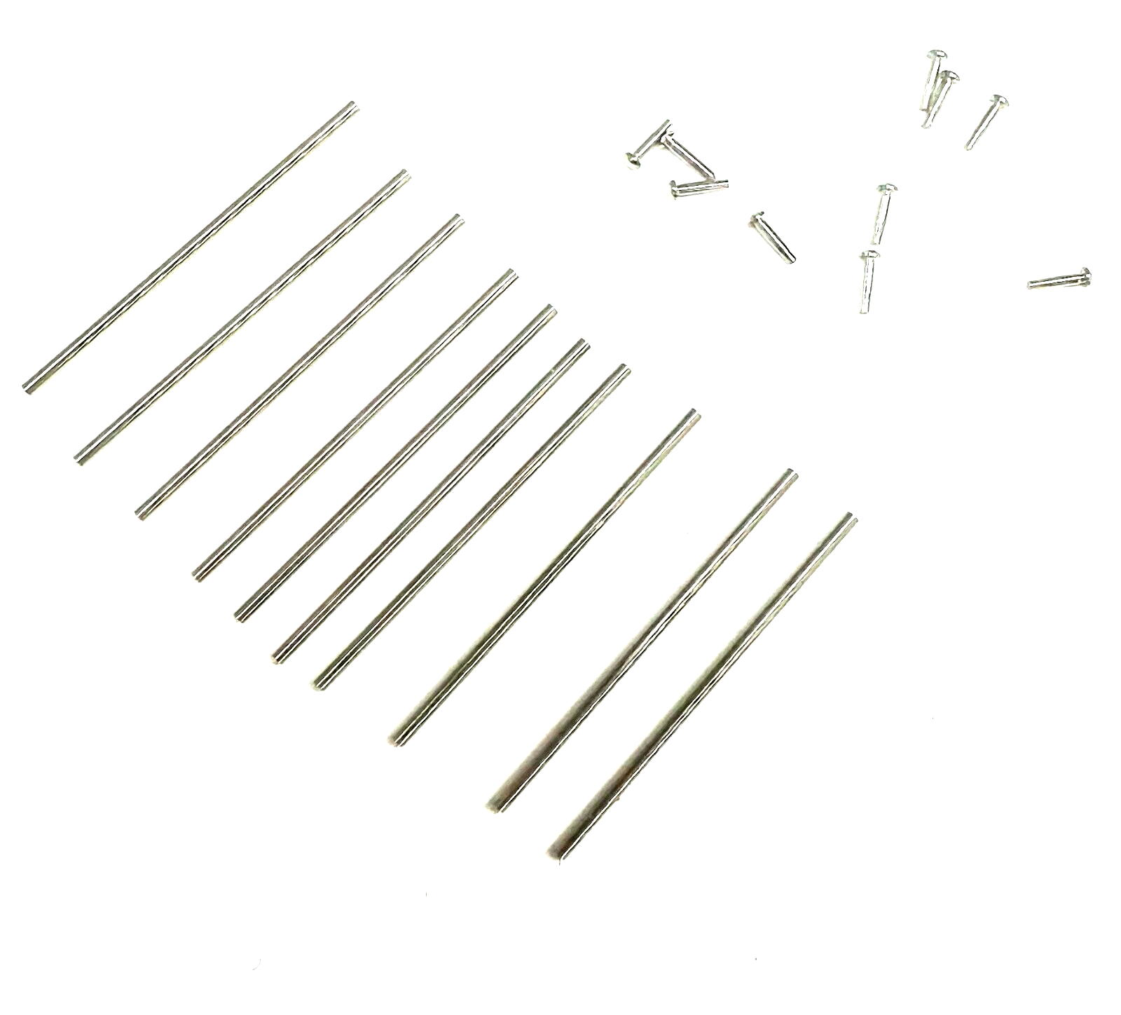 SET OF 10 SAFETY LOCK PINS FOR MEN WATCH BAND FLIP LOCK CLASP SIZE(28MMx1.7X1.3)