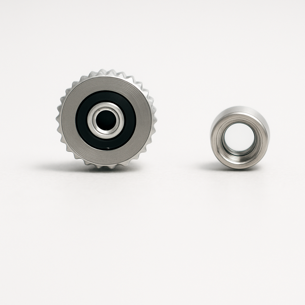 Silver Screw Crown | 5.4mm Universal Fit | Luxury Watch Repair Part