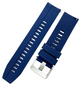 22 MM Rubber Silicone Sports Watch Band Quick Release Pin Navy Blue Color