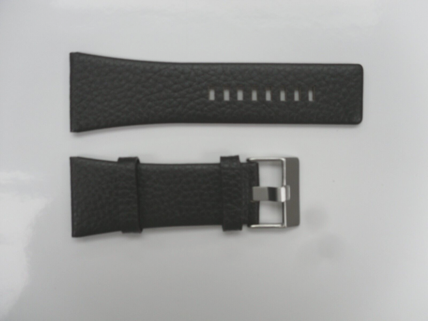 Watch Band Genuine Leather Black/ brown   26mm-34 mm
