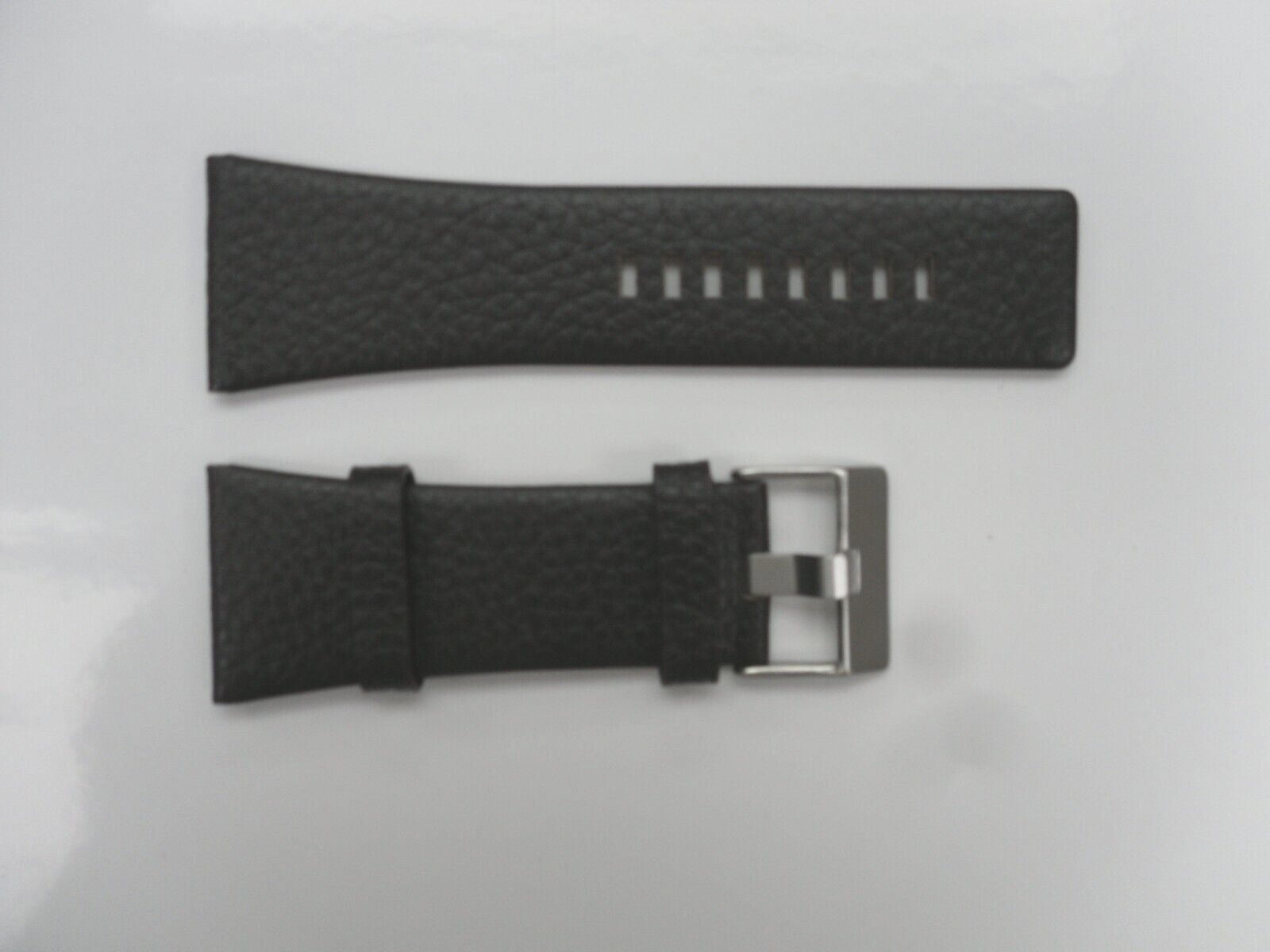 Watch Band Genuine Leather Black/ brown   26mm-34 mm