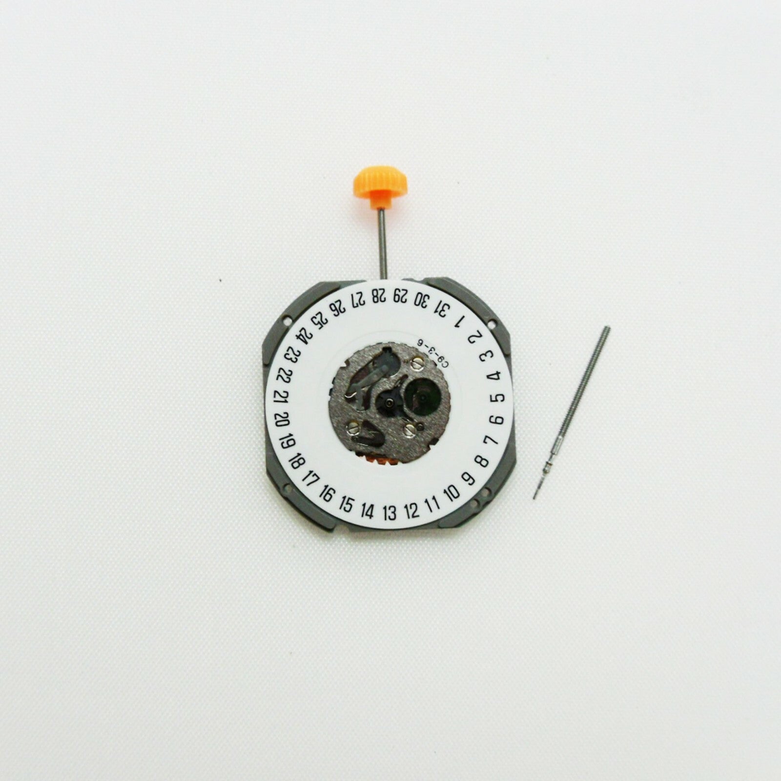 Miyota 1S13 Date at 6 and 3 Hands Citizen Watch Movement Quartz