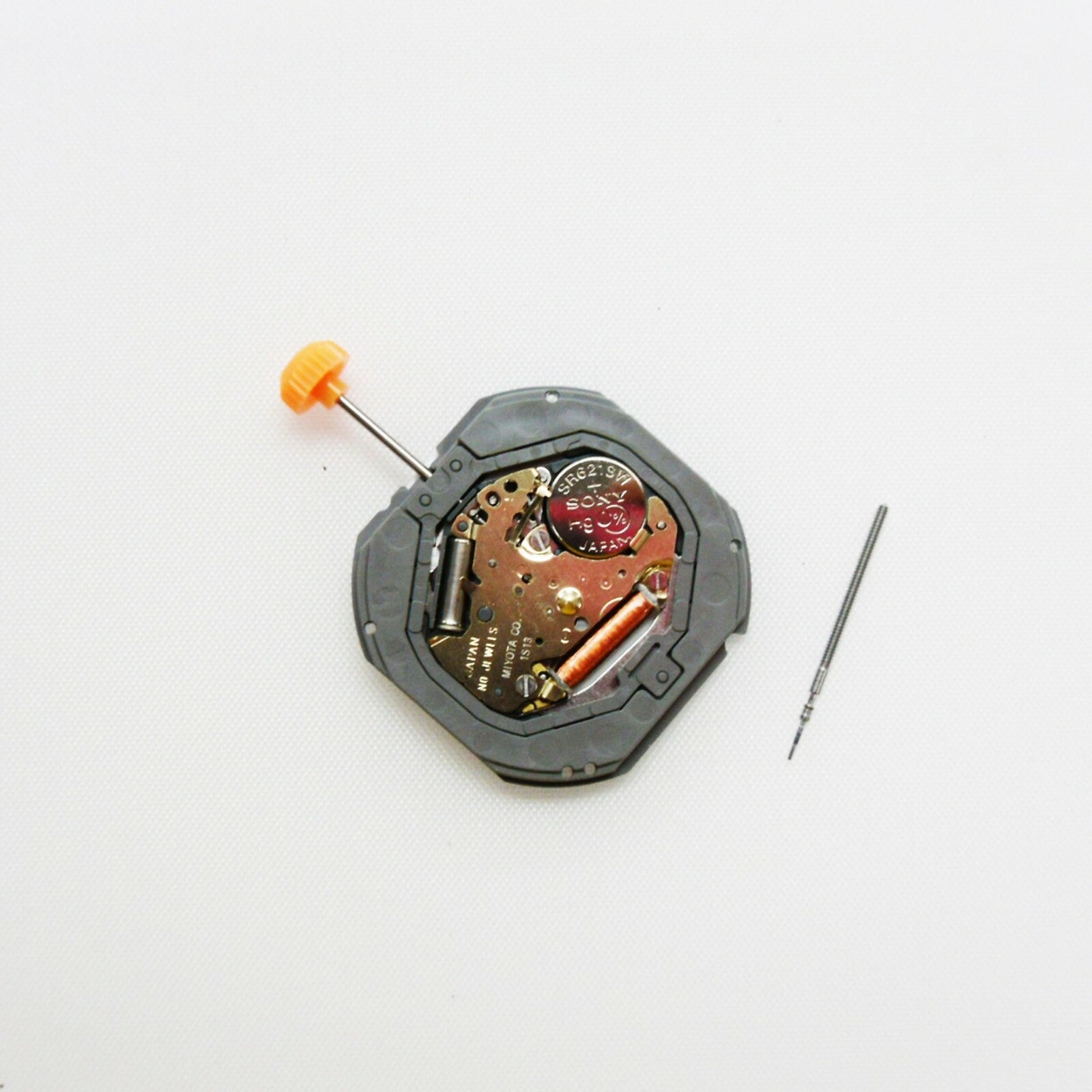 Miyota 1S13 Date at 6 and 3 Hands Citizen Watch Movement Quartz