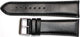 Watch Band Genuine Leather Black  Padded Grain 26mm
