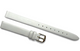 11mm white color Flat Genuine Leather Watch Band Strap
