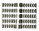 5-Bands Lot, 16MM Special Oyster Silver Tone Metal Band with Fold Clasp