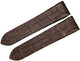 WATCH LEATHER BAND STRAP FOR CARTIER SANTOS 100XL 23MM BROWN WATCH 38MM TOP QLTY - Universal Jewelers & Watch Tools Inc.