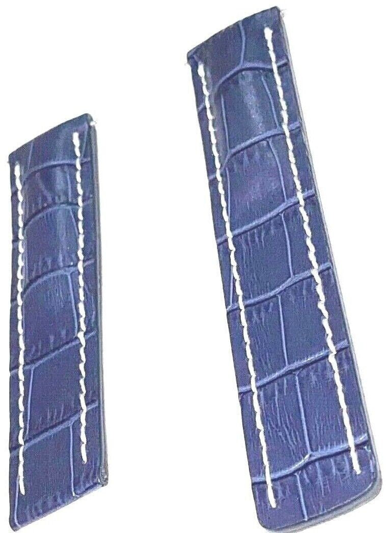 Genuine Leather Watch Band Without Deployment Clasp for Breitling Avenger