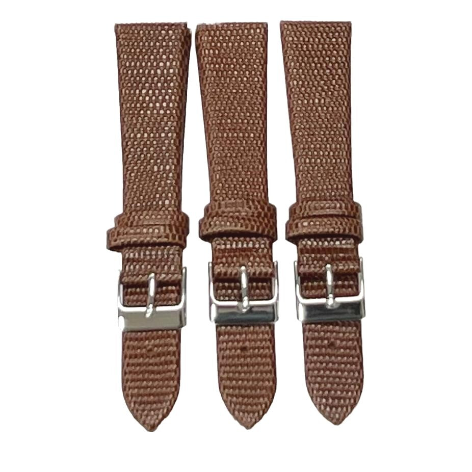 Best Quality Watch Bands Genuine Leather Lizard Grain  Plain 12- 24mm