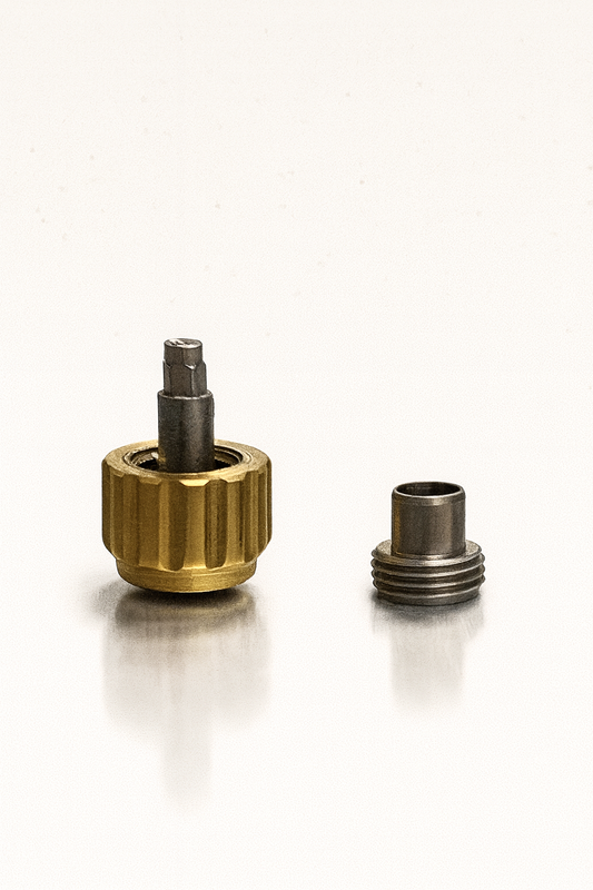 High-Quality Gold Screw Crown - 5.3mm Crown | For Casio and Luxury Watch Brand