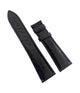 Genuine Alligator Leather Watch Band Padded 21mm Black, High Quality