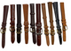 LOT OF 10 WATCH BANDS MIX SIZE STYLE AND COLORS 10/11/12/13MM (4)