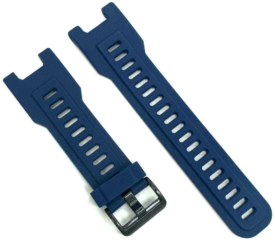 26mm Blue Rubber Watch Strap Band w/ Buckle & Tools
