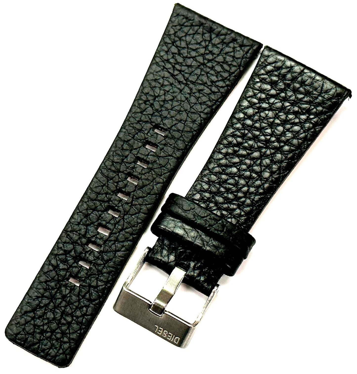 Watch Band Genuine Leather Black color 30 mm .28 mm,26 mm, 24mm