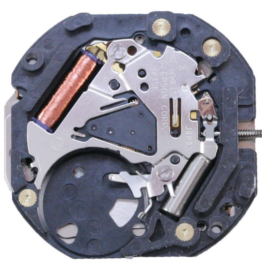 Hattory Watch Movement Quartz VC10 2 Hands Overall Height 3.6mm