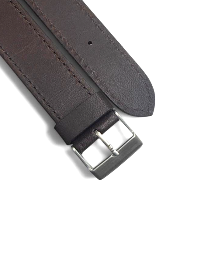 High-Quality Genuine Leather Watch Strap Band 18mm