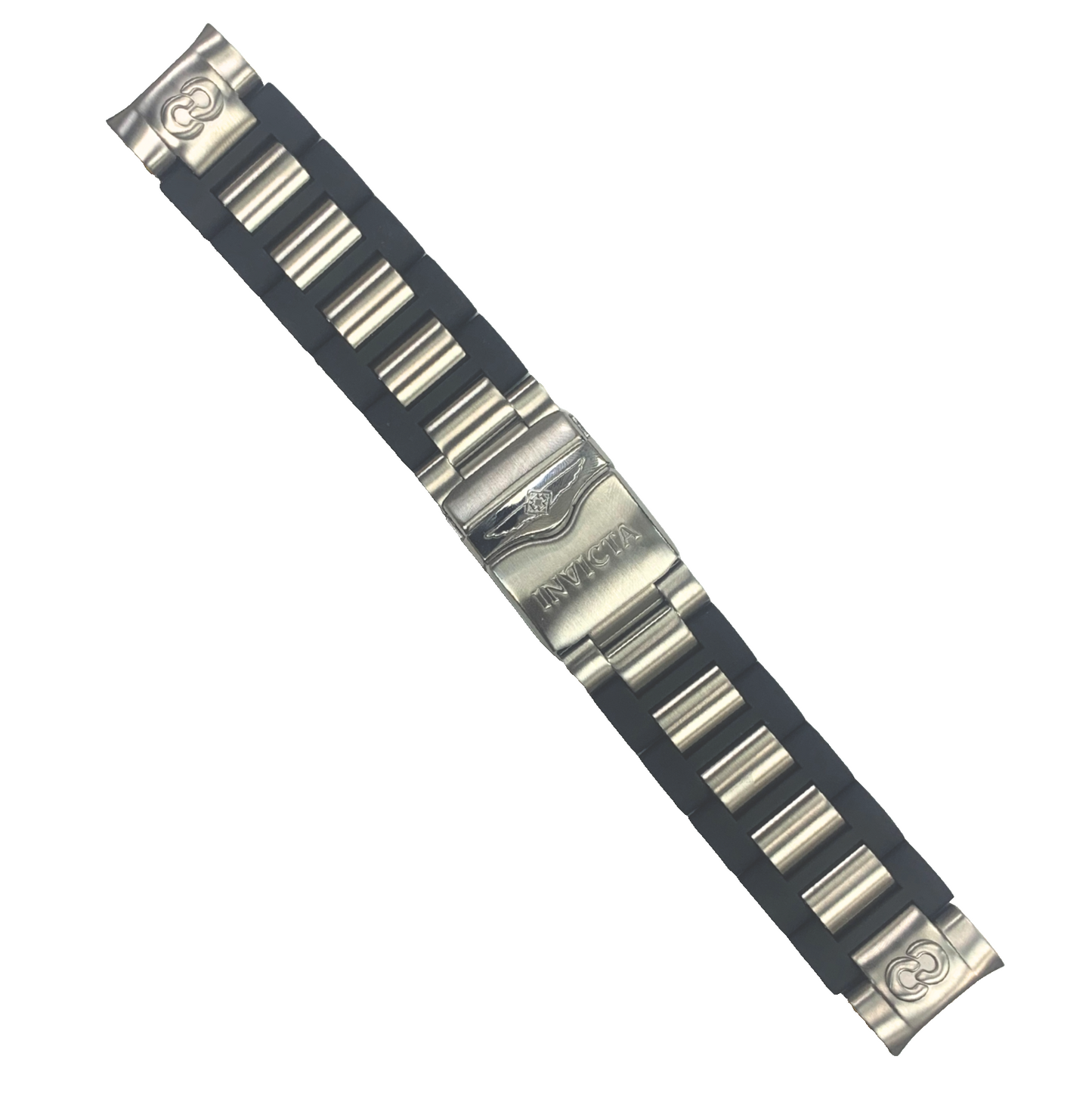 Original Invicta 33654 - Genuine Watch Band - 26mm Black Silicone Steel [OEM]