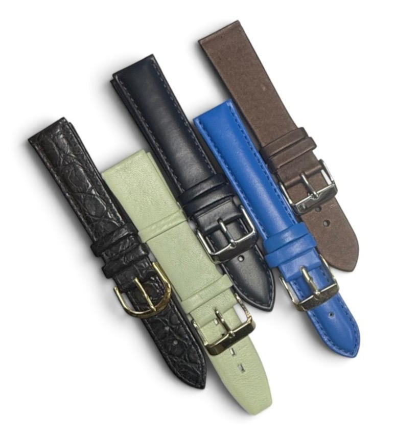 LOT OF 10 WATCH BANDS MIX SIZE STYLE AND COLORS 18/20mm
