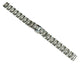 14mm Convertible-Ends 7-Link Stainless Steel Watch Band for Branded Watches