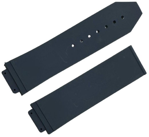 High Quality 24mm Rubber Watch Strap Blue Color fit to Hublot Big Bang