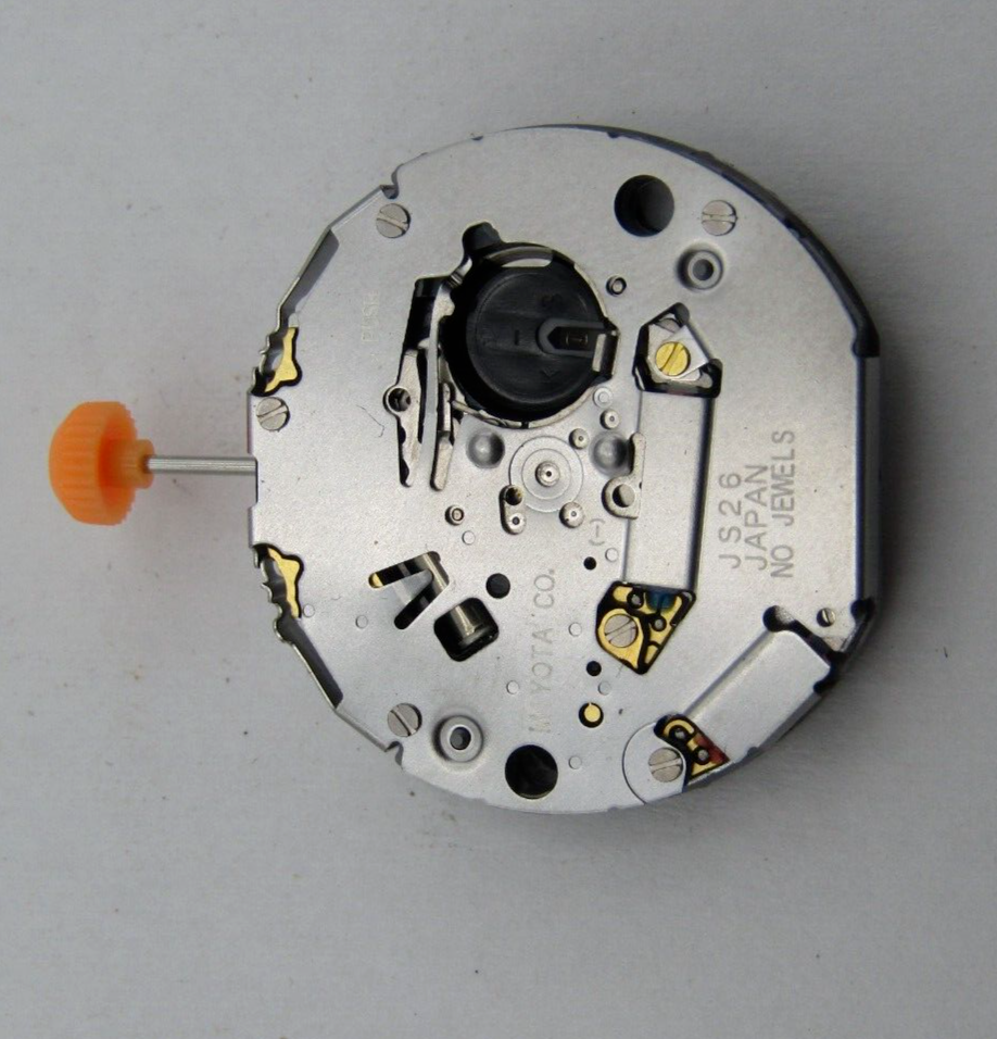 Miyota JS26 Movement Japan 3 Hands 3 eyes , Date 