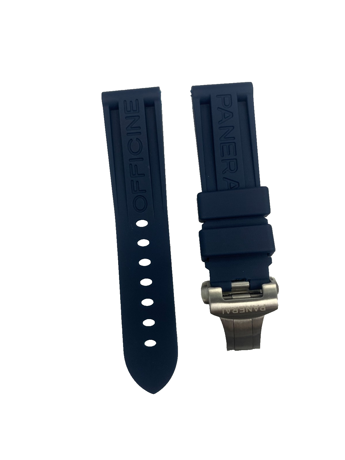New Watch Band 22mm Rubber Strap for PANERAI OFFICIAL