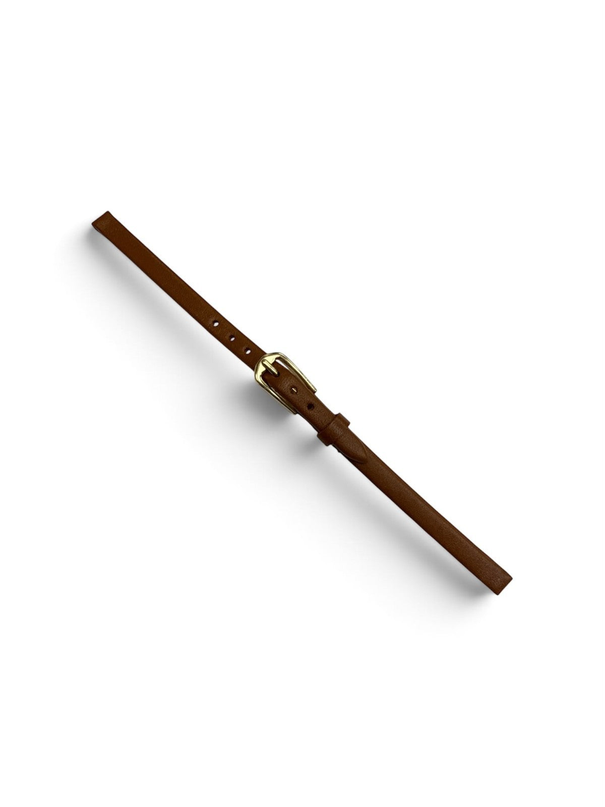 6mm Genuine Leather Watch Band – Light Brown(Hot Ladies Size)