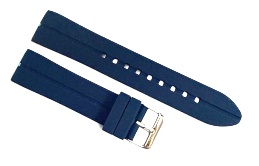 Silicone Watch Strap Quick Release 22mm Waterproof Soft Rubber Band