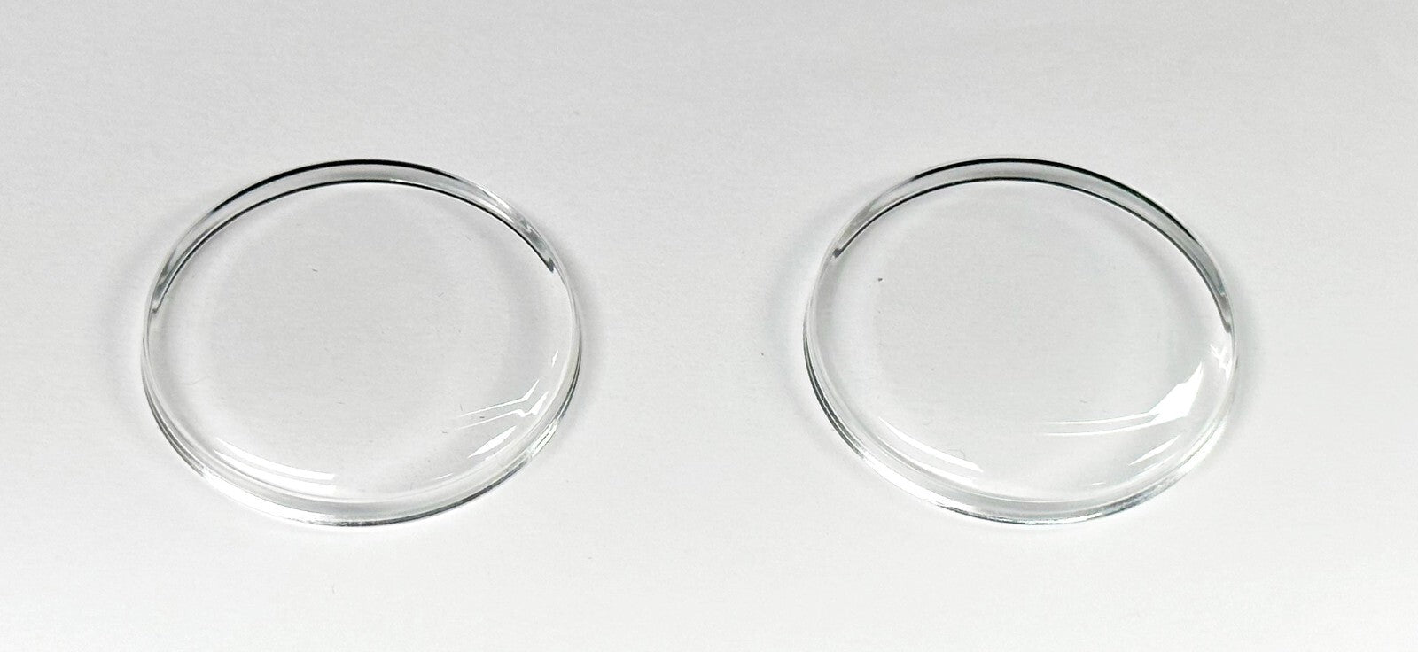 Assortment Watch Plastic Crystals, 250pcs, High Dome Size 36.2mm to 41.0mm